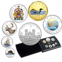 2018 Canadian silver dollar set
